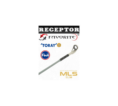 Спиннинг Favorite Receptor RCS-772ML, углеволокно, 2.32 м, тест 4-16, 103 г