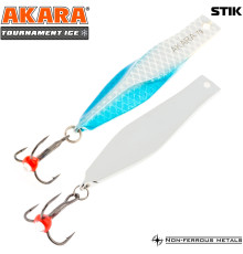 Блесна зимняя Akara Tournament Ice Stik, 8 гр цвет 1/Sil