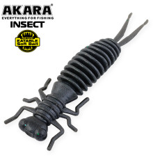 Силиконовые приманки Akara Eatable Insect 35 мм, цвет #422, 8 шт.