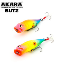 Воблер поппер Akara Butz 55 F (цвет A126)