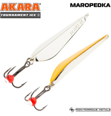 Блесна зимняя Akara Tournament Ice Maropedka, 18 гр цвет Sil/Go