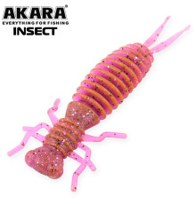 Силиконовые приманки Akara Insect 50 мм, цвет #413, 5 шт.