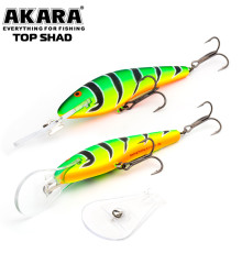 Воблер для троллинга Akara Top Shad 105 F (цвет A107)