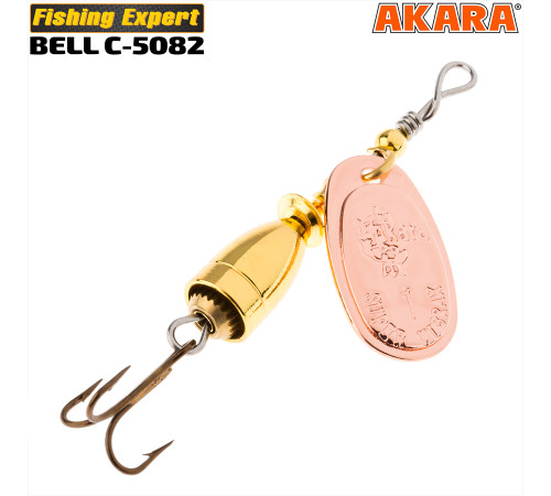 Блесна вертушка Akara Bell C-5082 (10 гр) цвет 002/Go