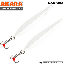 Блесна зимняя Akara Tournament Ice Saukko, 7 гр цвет Sil