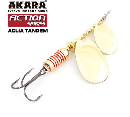 Блесна вертушка Akara Action Series Aglia Tandem №1/3 (8 гр) цвет A21