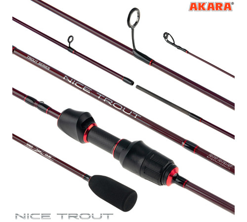 Спиннинг Akara Nice Trout UL 1.95м, 0.5-2.5гр
