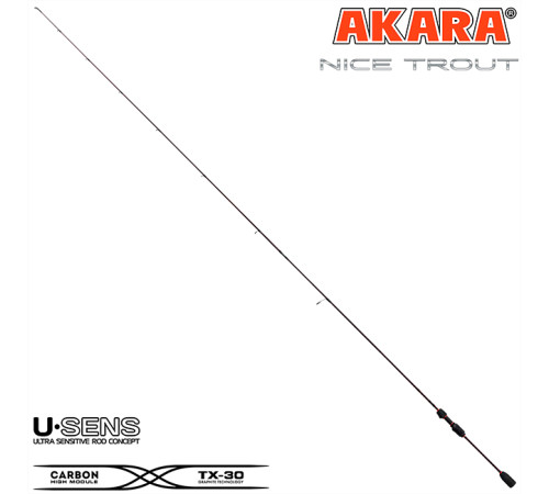 Спиннинг Akara Nice Trout UL 1.95м, 0.5-2.5гр
