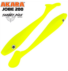Силиконовые приманки Akara Jobe 200 мм,  цвет #04Y, 2 шт.