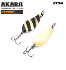 Блесна колеблющаяся Akara Атом Expert 65 (18 гр) цвет 14/GO