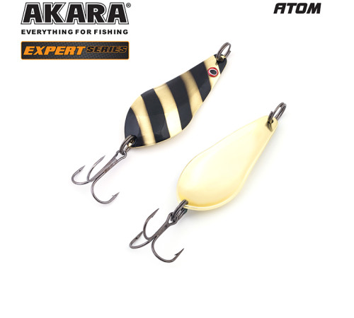 Блесна колеблющаяся Akara Атом Expert 65 (18 гр) цвет 14/GO