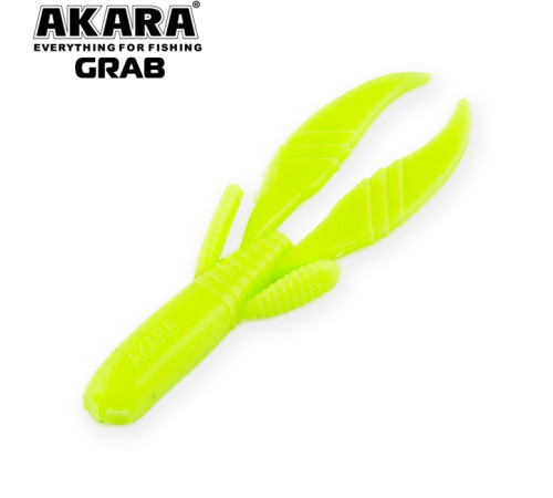 Силиконовые приманки Akara Grab 60 мм, цвет #04Y, 6 шт.