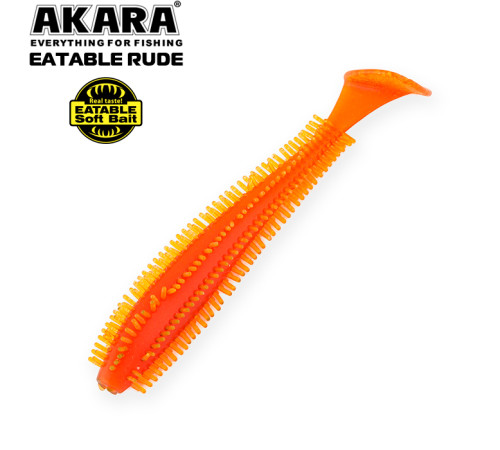 Силиконовые приманки Akara Eatable Rude 115 мм,  цвет #11, 3 шт.