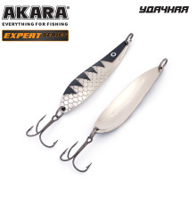 Блесна колеблющаяся Akara Expert Удачная 80 (15 гр) цвет 13/SIL