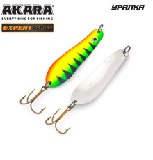 Блесна колеблющаяся Akara Expert Уралка 85 (19 гр) цвет 6/SIL