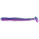 Силиконовые приманки Lucky John Pro Series Spark Tail 4,0in T91, 5шт, виброхвост