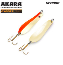 Блесна колеблющаяся Akara Expert Уралка 85 (19 гр) цвет 15/GO
