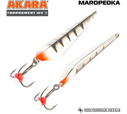 Блесна зимняя Akara Tournament Ice Maropedka, 8 гр цвет 31/Sil