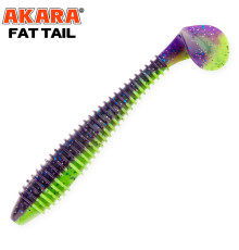 Силиконовые приманки Akara Fat Tail 120 мм,  цвет #447, 4 шт.
