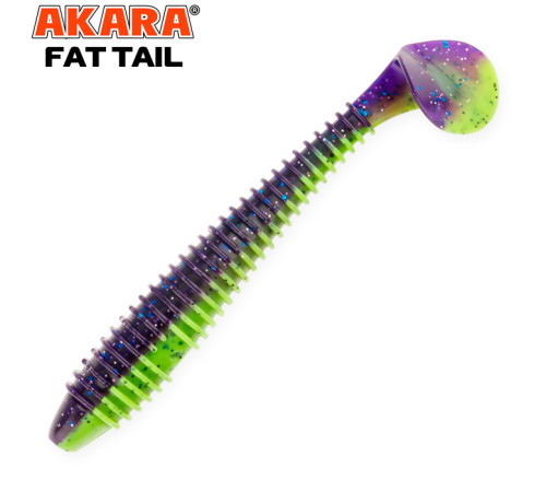 Силиконовые приманки Akara Fat Tail 120 мм,  цвет #447, 4 шт.