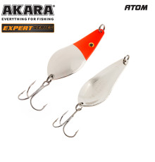 Блесна колеблющаяся Akara Атом Expert 65 (18 гр) цвет 3/Sil