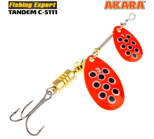 Блесна вертушка Akara Tandem №4/2 (10 гр) цвет 200