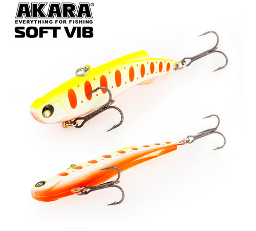 Воблер раттлин Akara Soft Vib 85 S (цвет A194)