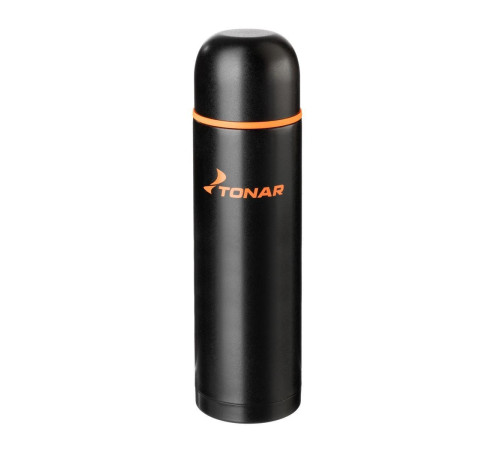 Термос TONAR 1200ML HS.TM-026  черный (дополн.пласт.чашка)