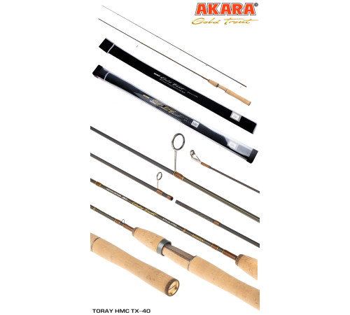 Спиннинг Akara Gold Trout 672UL, углеволокно, 2.00 м, тест: 0.5-5 г, 62 г