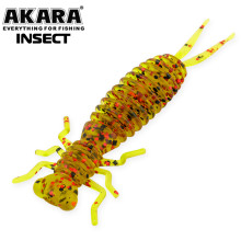 Силиконовые приманки Akara Insect 50 мм, цвет #K002, 5 шт.