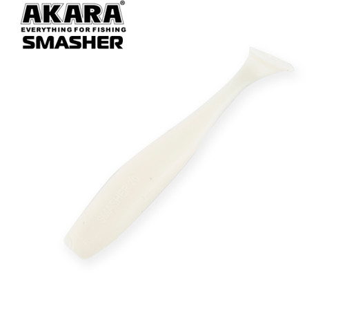 Силиконовые приманки Akara Smasher 70 мм,  цвет #02T, 5 шт.