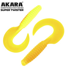 Силиконовые приманки Akara Super Twister 40 мм, цвет #84T, 5 шт.
