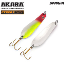 Блесна колеблющаяся Akara Expert Уралка 85 (19 гр) цвет 12/SIL