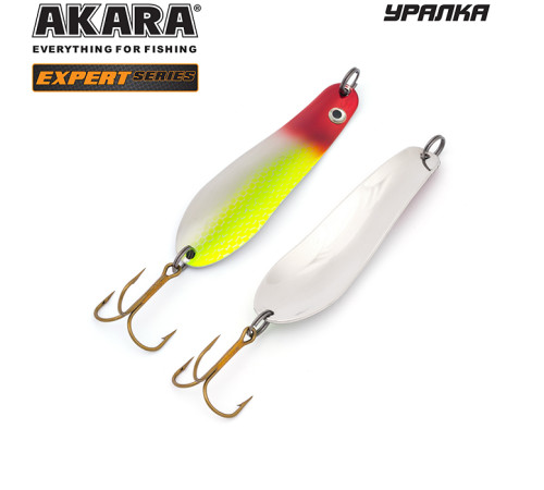 Блесна колеблющаяся Akara Expert Уралка 85 (19 гр) цвет 12/SIL