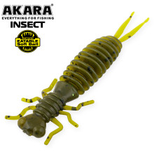 Силиконовые приманки Akara Eatable Insect 35 мм, цвет #403, 8 шт.