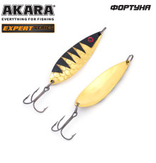 Блесна колеблющаяся Akara Expert Фортуна 80 (24 гр) цвет 13/GO