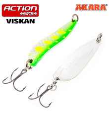 Блесна колеблющаяся Akara Action Series Viskan 65 (21 гр) цвет AB98