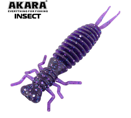 Силиконовые приманки Akara Insect 65 мм, цвет #X040, 4 шт.
