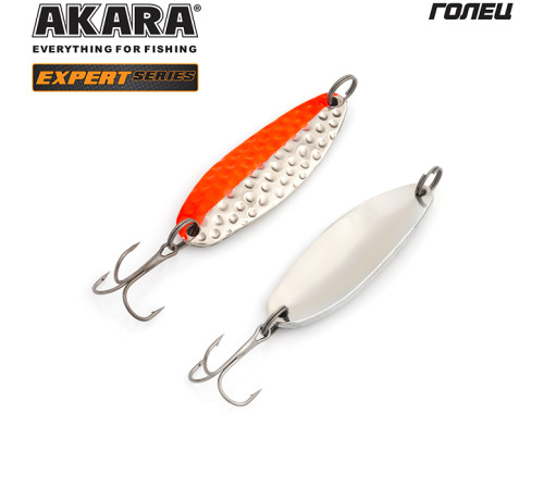 Блесна колеблющаяся Akara Expert Голец 60 (18 гр) цвет 15/SIL