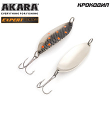 Блесна колеблющаяся Akara Expert Крокодил 70 (15 гр) цвет 11/SIL