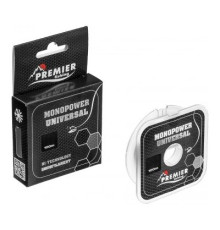 Леска PREMIER fishing MONOPOWER UNIVERSAL Clear Nylon (100м), 0,3мм