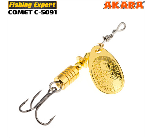 Блесна вертушка Akara Comet (12 гр) цвет Go (116)