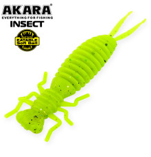 Силиконовые приманки Akara Eatable Insect 35 мм, цвет #409, 8 шт.