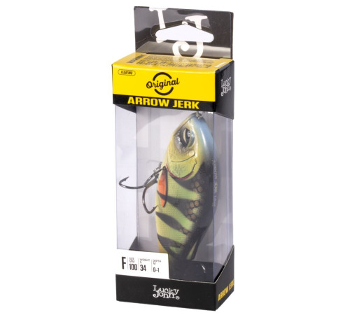 Воблер Lucky John Original ARROW JERK 100F, цвет 30