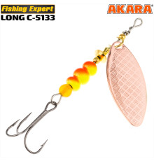 Блесна вертушка Akara Long C-5133 (8 гр) цвет Cu