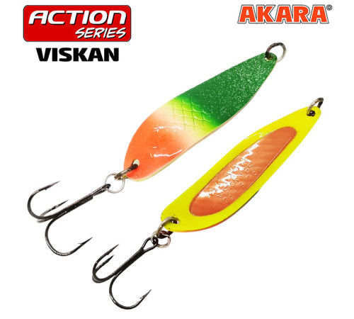 Блесна колеблющаяся Akara Action Series Viskan 65 (12 гр) цвет AB121