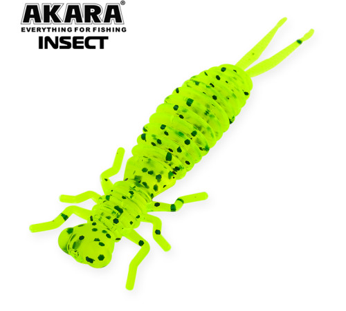 Силиконовые приманки Akara Insect 35 мм, цвет #418, 8 шт.