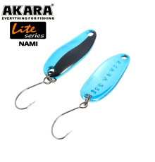 Блесна колеблющаяся Akara Lite Series Nami (1.5 гр) цвет BLU-16