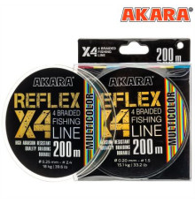 Плетёный шнур Akara Reflex (200 м), 0,25мм