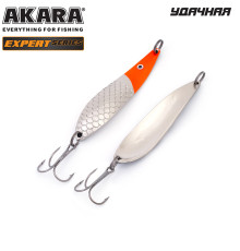 Блесна колеблющаяся Akara Expert Удачная 80 (18 гр) цвет 3/Sil